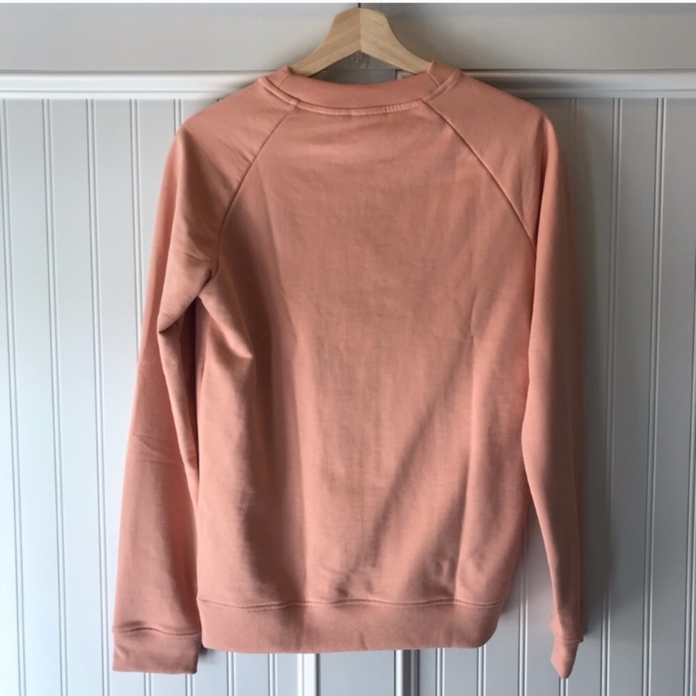 WOMENS ADIDAS ORIGINALS CREW NECK SWEAT SHIRT PINK - Picture 4 of 4